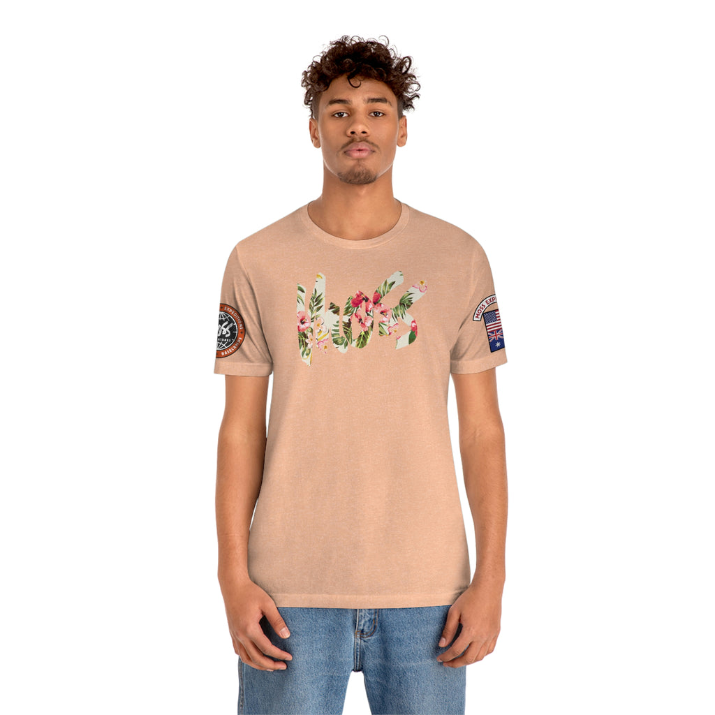 Moss Logo Floral Light