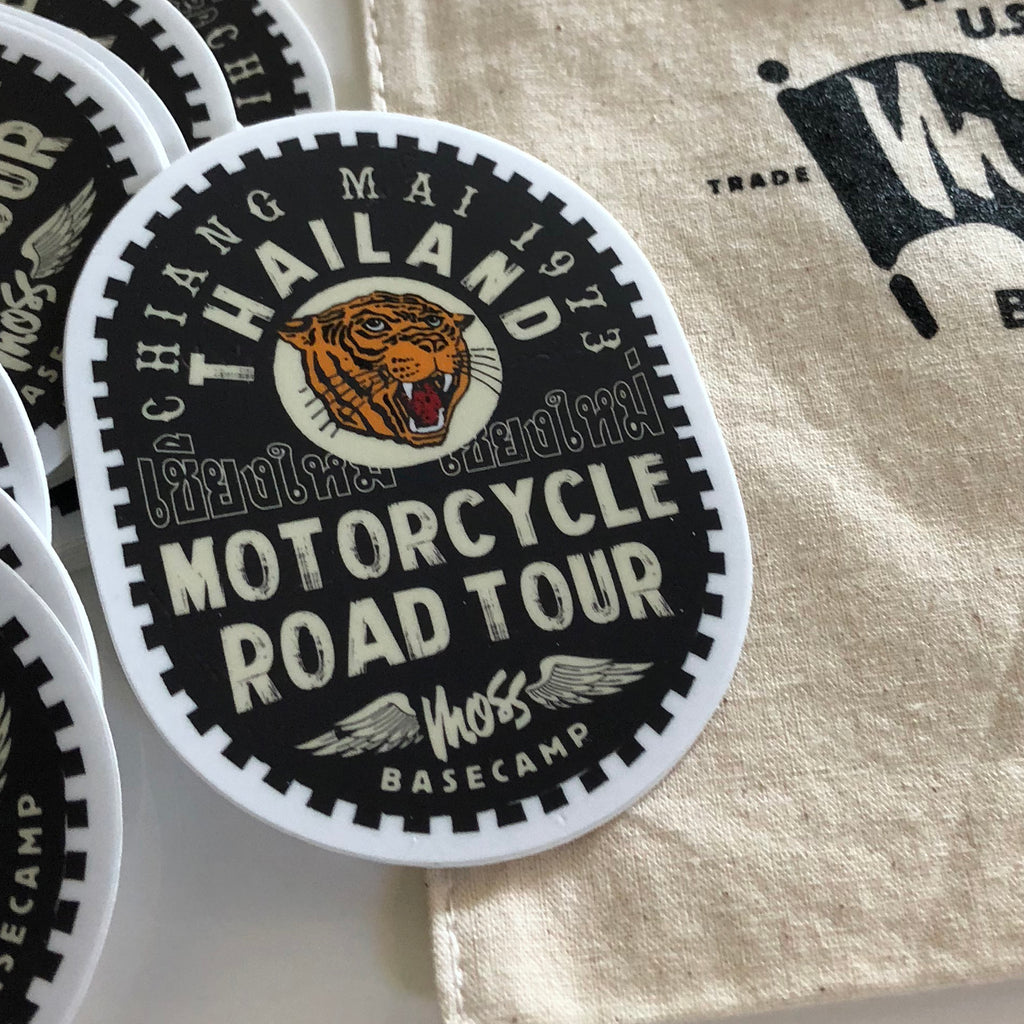 Chiang Mai Thailand Motorcycle Road Tour Sticker