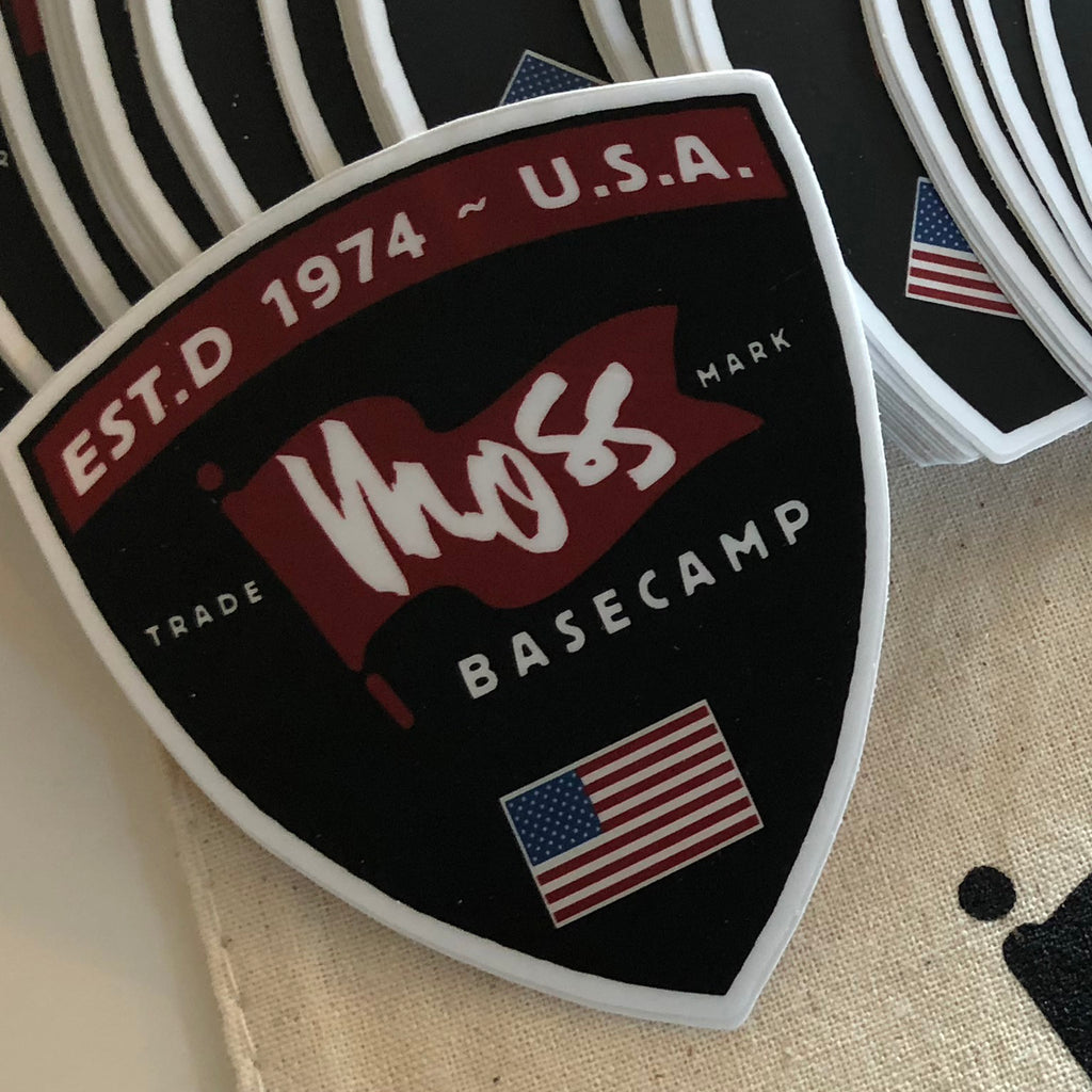 Base Campaign Sticker Moss Basecamp Sticker | MOSS ADVENTURES