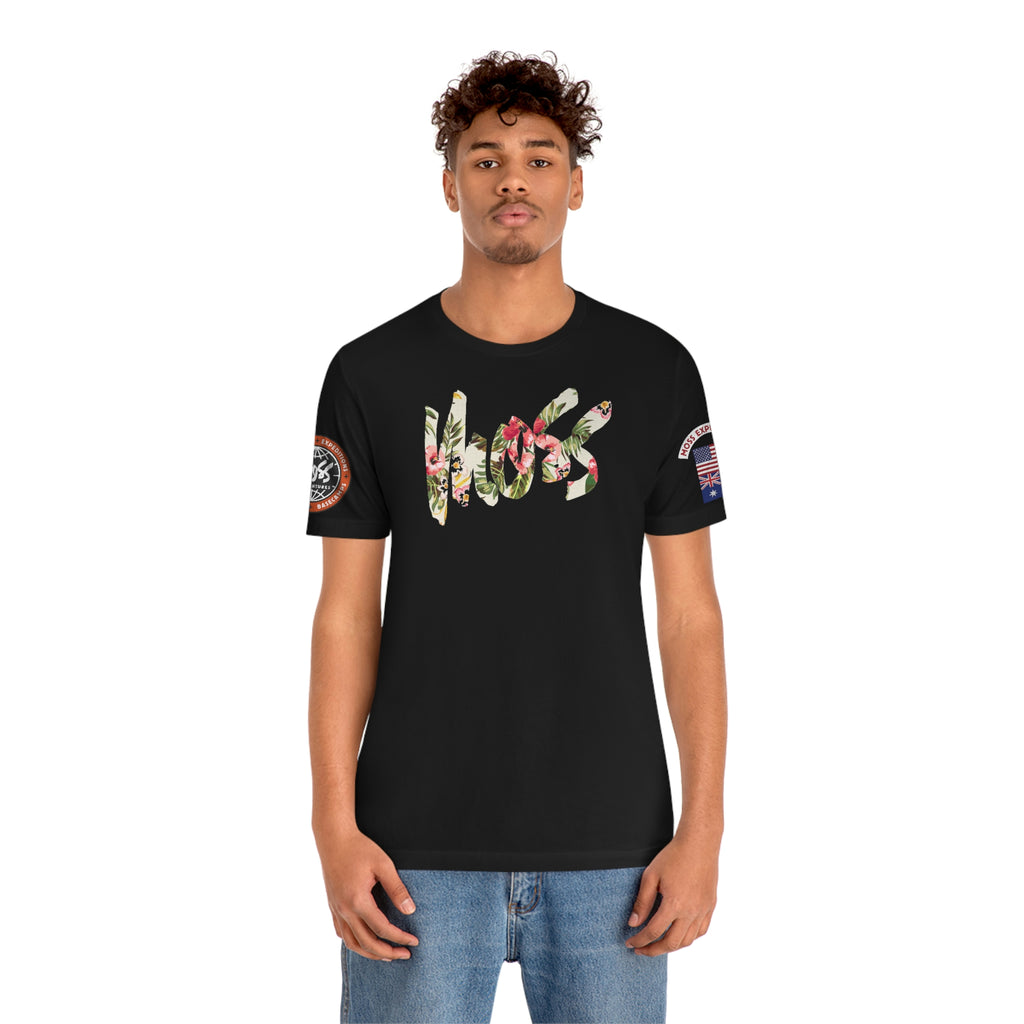 Moss Logo Floral Light